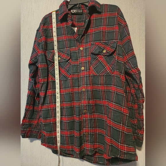 Polar King Rule the Elements flannel shacket Size Large - Picture 5 of 6